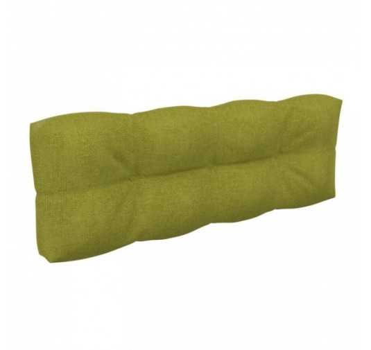 Coussin de Dossier pour Palette, Matelassé, 120x40x12 cm, Vert Lime