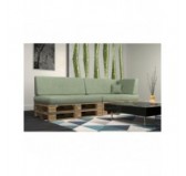 Set de 6 Coussins pour Palettes 120x80 + 120x40 Vert