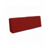 Set de 2 Coussins pour Palette 120x80 + 120x40, Rouge