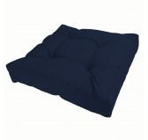 Coussin de Siège de Chaise de Jardin, Bleu Foncé 40x40