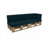 Set de 6 Coussins pour Palettes 120x80 + 120x40 Vert Foncé