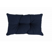 Coussin de Dossier de Chaise de Jardin, Bleu Foncé 50x40