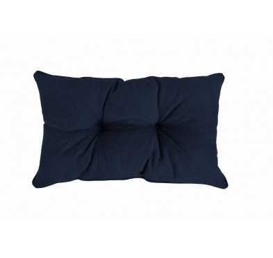 Coussin de Dossier de Chaise de Jardin, Bleu Foncé 70x40