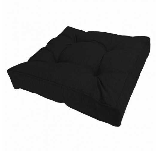 Coussin de Siège de Chaise de Jardin, Noir 40x40