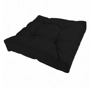 Coussin de Siège de Chaise de Jardin, Noir 60x60