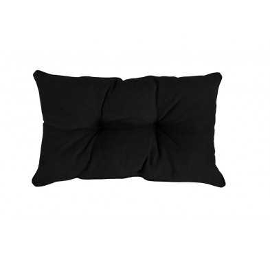 Coussin de Dossier de Chaise de Jardin, Noir 70x40