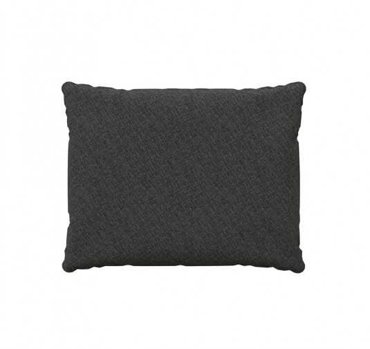 Coussin de dossier, galette de chaise, coussin pour mobilier en rotin, coussin de jardin, 50x40x15 cm, Anthracite