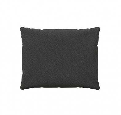 Coussin de dossier, galette de chaise, coussin pour mobilier en rotin, coussin de jardin, 60x40x15 cm, Anthracite