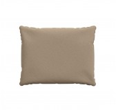 Coussin de dossier, galette de chaise, coussin pour mobilier en rotin, coussin de jardin, 50x40x15 cm, Beige