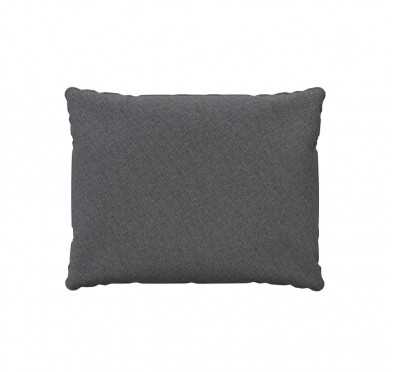 Coussin de dossier, galette de chaise, coussin pour mobilier en rotin, coussin de jardin, 50x40x15 cm, Gris