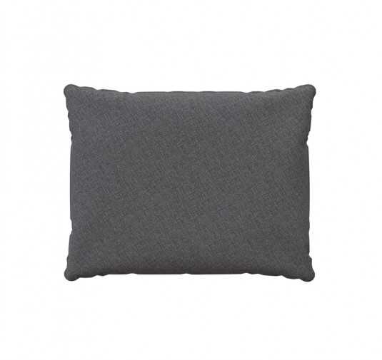 Coussin de dossier, galette de chaise, coussin pour mobilier en rotin, coussin de jardin, 50x40x15 cm, Gris