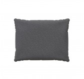 Coussin de dossier, galette de chaise, coussin pour mobilier en rotin, coussin de jardin, 50x40x15 cm, Gris