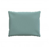 Coussin de dossier, galette de chaise, coussin pour mobilier en rotin, coussin de jardin, 50x40x15 cm, Bleu