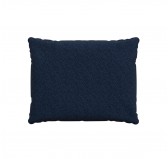 Coussin de dossier, galette de chaise, coussin pour mobilier en rotin, coussin de jardin, 50x40x15 cm, Bleu Foncé