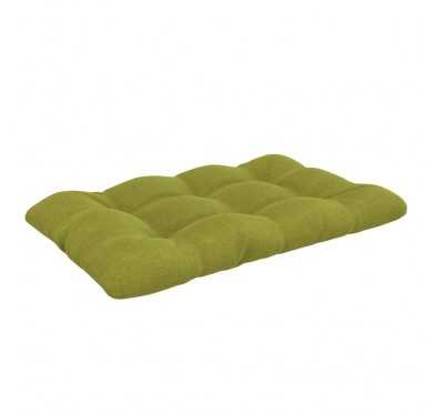 Coussin de Siège pour Palette, Matelassé, 120x80x12 cm, Vert Lime