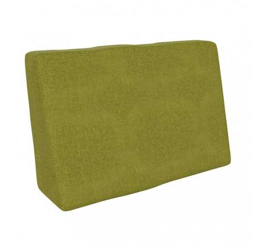 Coussin de Latéral pour Palette, 60x40x20/10 cm, Vert Lime