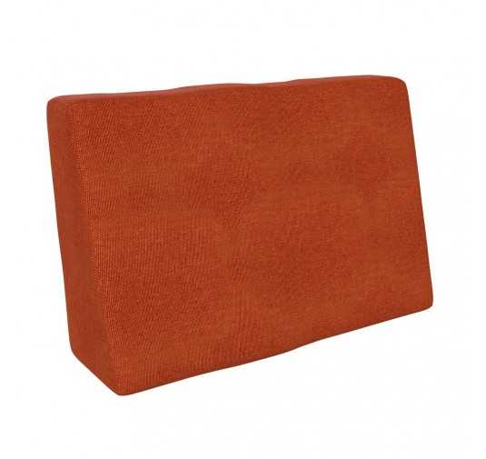 Coussin de Latéral pour Palette, 60x40x20/10 cm, Orange