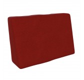 Coussin de Latéral pour Palette, 60x40x20/10 cm, Rouge