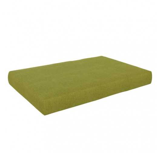 Coussin de Siège pour Palette, 120x80x15 cm, Vert Lime