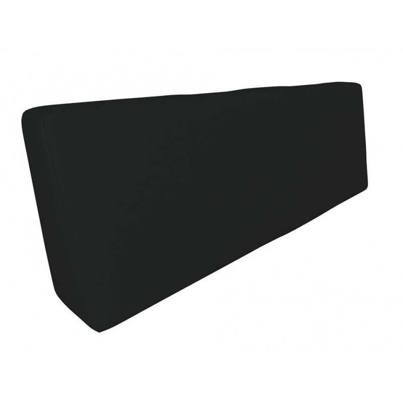 Coussin de Dossier pour Palettes Imperméable 120x40x20/10 Anthracite