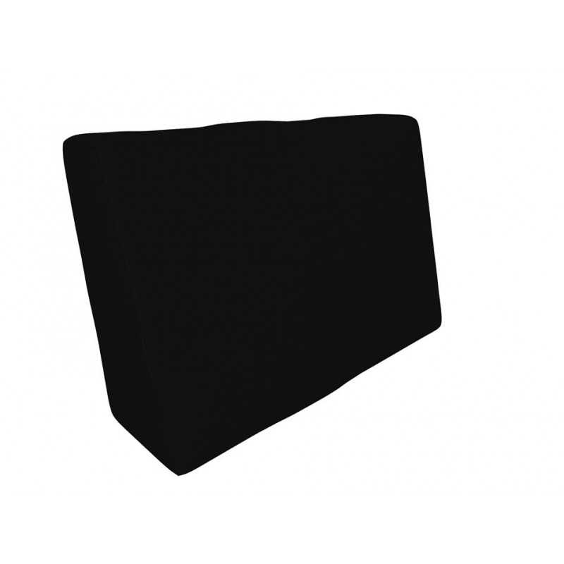 Coussin de Latéral pour Palettes Imperméable 60x40x20/10 Noir