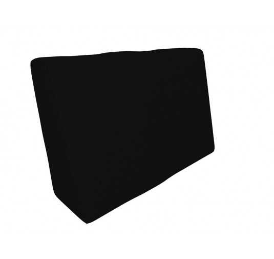 Coussin de Latéral pour Palettes Imperméable 60x40x20/10 Noir