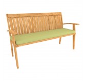 Coussin Banquette, Coussin Banc, Galette de Chaise, Mousse pour Coussin pour Intérieur ou Extérieur, 100 x 40 x 5 cm, Vert