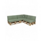 Set de 8 Coussins pour Palettes 120x80 + 120x40 Vert