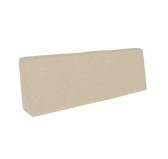 Coussin de Dossier de Jardin pour Palettes 120x40x20/10 Beige