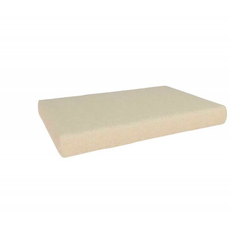 Coussin de Siège pour Palettes 120x80x15 Beige