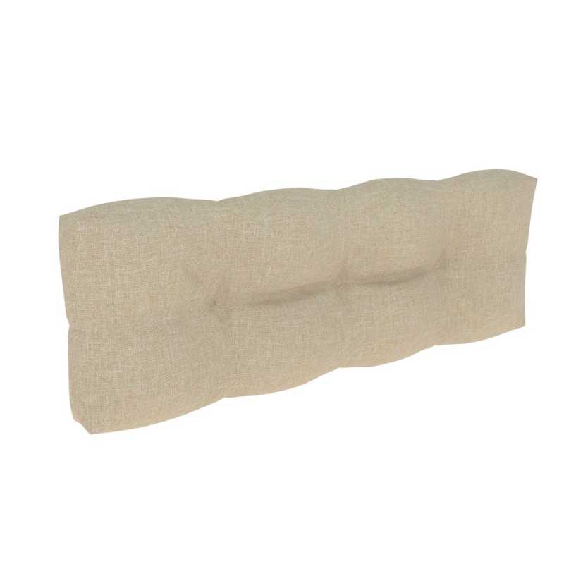 Coussin de Dossier Matelassé pour Palettes 120x40x12 Beige