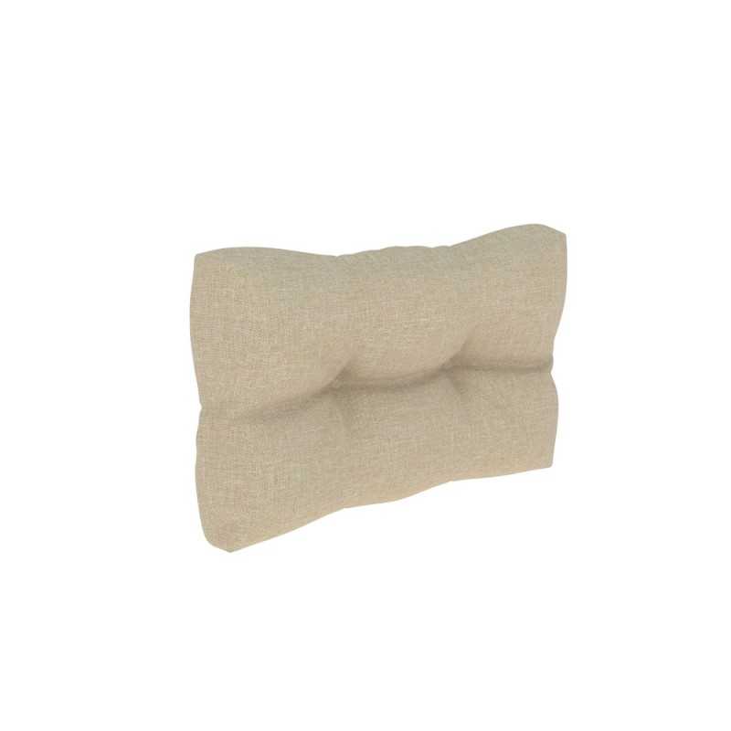 Coussin de Latéral Matelassé pour Palettes 60x40x12 Beige