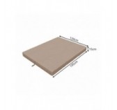 Matelas Pliable pour Invité Camping Voyage 120x195x15 Beige