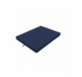 Matelas Pliable pour Invité Camping Voyage 80x195x15 Bleu Foncé