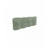 Coussin de Dossier Matelassé pour Palettes 120x40x12 Vert