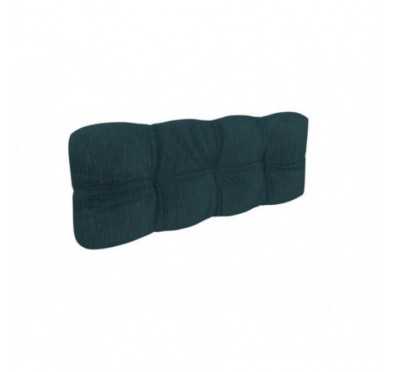 Coussin de Dossier Matelassé pour Palettes 120x40x12 Vert Foncé