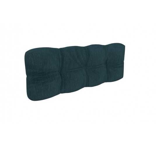 Coussin de Dossier Matelassé pour Palettes 120x40x12 Vert Foncé