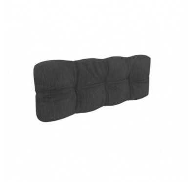 Coussin de Dossier Matelassé pour Palettes 120x40x12 Anthracite