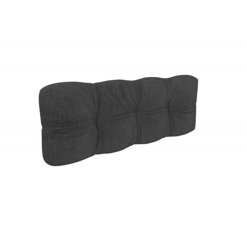 Coussin de Dossier Matelassé pour Palettes 120x40x12 Anthracite