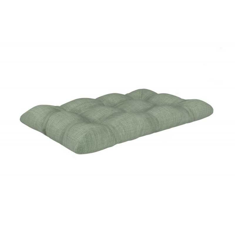 Coussin de Siège Matelassé pour Palettes 120x80x15 Vert