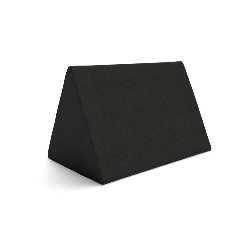 Coussin triangulaire pour canapé modulaire pour enfants, noir