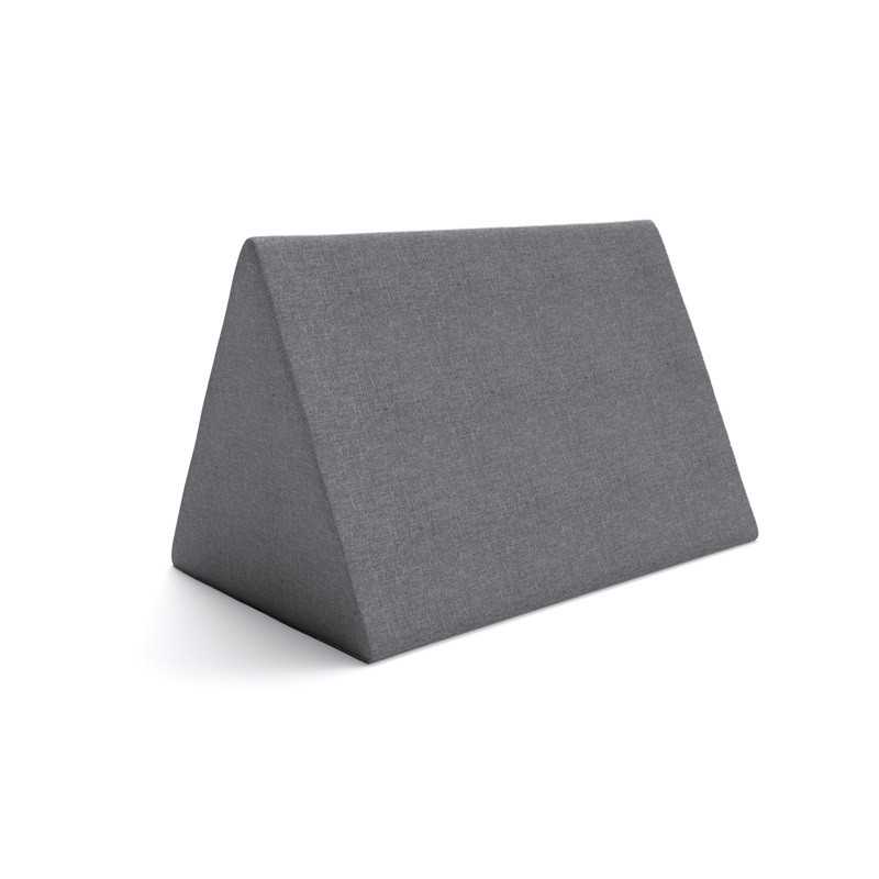 Coussin triangulaire pour canapé modulaire pour enfants, gris