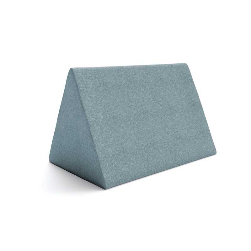 Coussin triangulaire pour canapé modulaire pour enfants, bleu