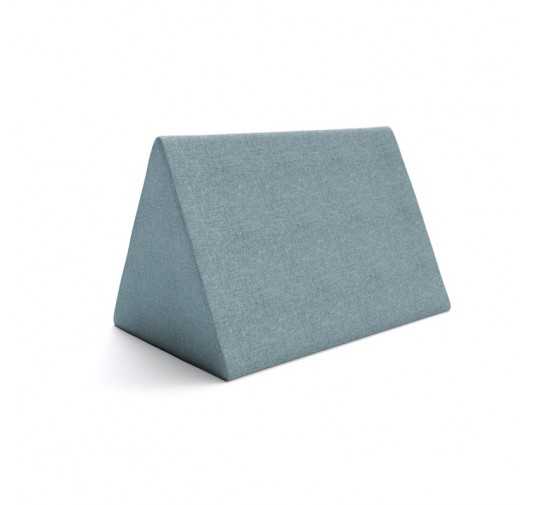 Coussin triangulaire pour canapé modulaire pour enfants, bleu