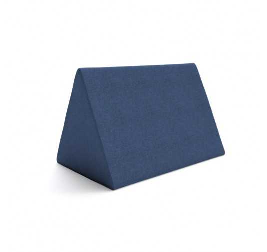 Coussin triangulaire pour canapé modulaire pour enfants, bleu foncé