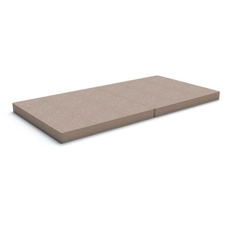 Matelas pliant 160x80x8 cm pour canapé modulaire pour enfants, beige