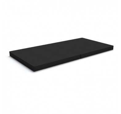 Matelas pliant 160x80x8 cm pour canapé modulaire pour enfants, noir