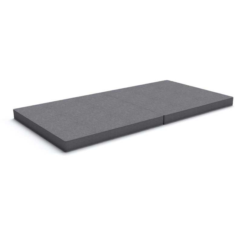 Matelas pliant 160x80x8 cm pour canapé modulaire pour enfants, gris