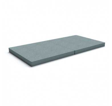 Matelas pliant 160x80x8 cm pour canapé modulaire pour enfants, bleu