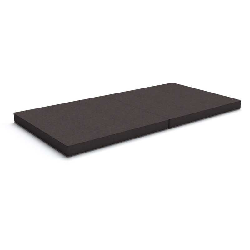 Matelas pliant 160x80x8 cm pour canapé modulaire pour enfants, anthracite